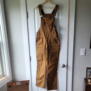 Dovetail Brown Canvas Overalls